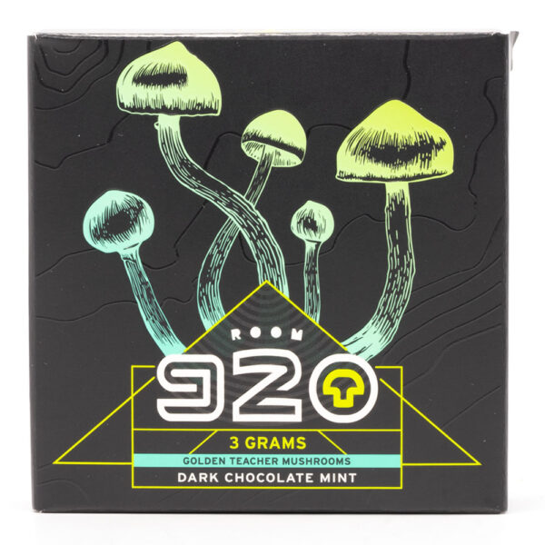 Room 920 - Mushroom Chocolate Bar - Dark Chocolate Mint - 3 grams | Where To Buy Shrooms Canada