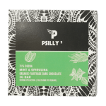Psilly - Dark Chocolate Bar - Mint & Spirulina | Where To Buy Shrooms Canada
