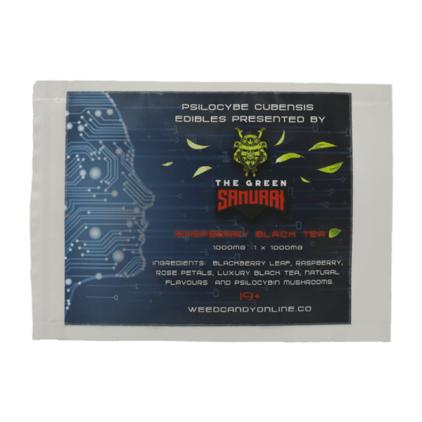 The Green Samurai - Raspberry Black Tea - 1000mg | Where To Buy Shrooms Canada