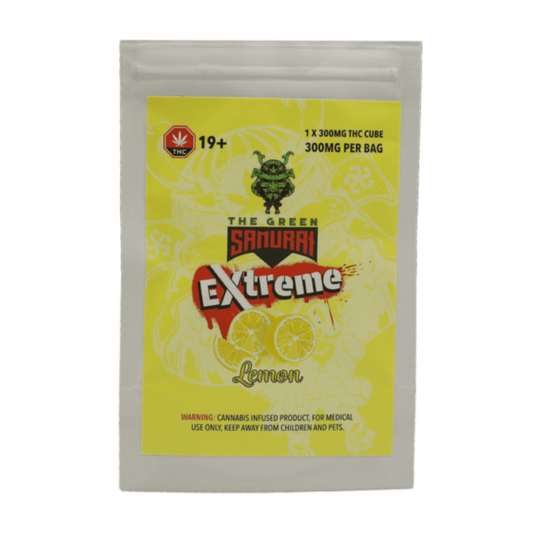 Green Samurai Extreme - Lemon Gummy 300mg THC | Where To Buy Shrooms Canada