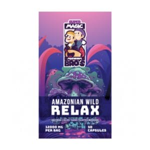 Super Magic Mushroom Bro’s - Amazonian Wild RELAX - 400MG Capsules | Where To Buy Shrooms Canada